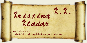 Kristina Kladar vizit kartica